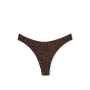 Трусики Stretch Cotton High-Leg Scoop Thong Panty Leopard