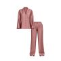 Піжама сатинова Glazed Satin Dew Drop Long Pajama Set Vintage Rose