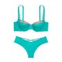 Комплект Very Sexy Logo Embroidery Lined Bra & Thong Panty Aqua Sea