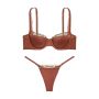 Комплект Very Sexy Logo Embroidery Lined Bra & Thong Panty Clay