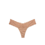 Трусики Lace Waist Cotton Thong Panty Praline