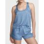 Піжама Satin Racerback Faded Denim