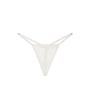 Трусики Shine Strap Lace V-String Panty Back Shine Strap Coconut White