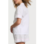 Піжама Cotton Short Pajama Set White VS
