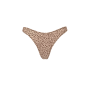 Трусики Cotton High-Leg Thong Panty Birch Brown Leopard Print