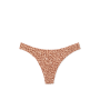 Трусики Stretch Cotton High-Leg Scoop Thong Panty Champagne Glam Leopard