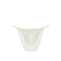 Трусики Dream Angels Lace-Trim String Bikini Panty Daisy Embroidery White/Ivory