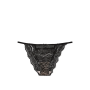 Трусики Dream Angels Lace-Trim String Bikini Panty Black & Purest Pink