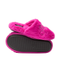 Домашні тапочки Faux-Fur Closed-Toe Slippers Pink Fire Bling Logo VS