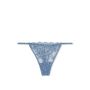 Трусики Adjustable String Thong Panty in Lace Faded Denim Victoria's Secret