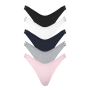Набір трусиків 5-Pack Logo Cotton High-Leg Thong Panties Basics