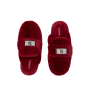 Домашні тапочки Closed Toe Faux Fur Slipper Red Laquer VS