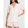 Піжама Modal Short Pajama Set Pink Palms