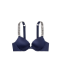 Бюстгальтер Shine Strap Push-Up Bra Blue