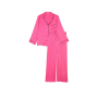 Піжама сатинова Satin Long Pajama Set Hollywood Pink