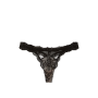 Трусики Dream Angels Lace & Mesh Thong Panty Black & Purest Pink