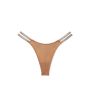 Трусики Double Shine Strap Thong Panty Toffee