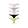 Набір трусиків 5-Pack Logo Cotton Thong Panties Multi VS