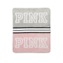 Плед Cozy Logo Blanket Grey Pink