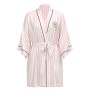 Сатиновий халат Satin Short Robe Iconic Stripe