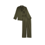 Піжама сатинова Satin Long Pajama Set Casual Olive