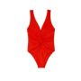 Суцільний купальник Twist Plunge Swimsuit Flame