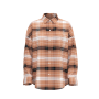 Нічна сорочка Modal-Cotton Button-Front Sleepshirt Toffee/Coconut White Bold Plaid