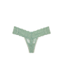 Трусики The Lace Thong Panty Seasalt Green