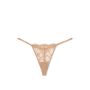 Трусики Shine Strap Lace V-String Panty Praline