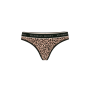 Трусики Logo Cotton Thong Panty Natural Leopard
