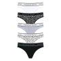 Набір трусиків 5-Pack Cotton Logo Thong Panties Multi VS