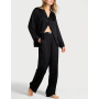 Піжама сатинова Satin Shine Long Pajama Set Black