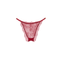 Трусики Very Sexy Rose Lace Adjustable Brazilian Panty Red Lacquer