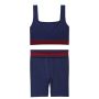 Комплект для спорту PINK Flip It Seamless Foldover Midnight Navy