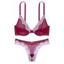 Комплект Tease Unlined Demi Bra Campari Red
