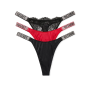 Набір трусиків 3-Pack Very Sexy Shine Strap Thong Panty