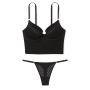 Комплект Very Sexy Icon Push-Up Corset Top & Thong Panty Black