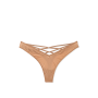 Трусики Strappy Back High-Leg Thong Panty Toffee