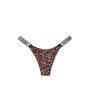 Трусики Shine Strap Thong Panty Leopard