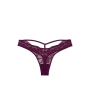 Трусики Shine Strap Cut-Out Back Lace Thong Panty Grape Soda