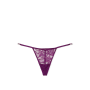 Трусики Shine Strap Lace V-String Panty Grape Soda