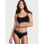 Набір Logo Cotton Scoop Bralette Black & Panty