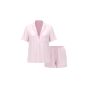 Піжама Modal Short Pajama Set Heather Pink Petal