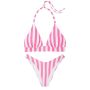 Купальник Mix-and-Match Halter Push-Up Pink Cabana Stripe Р