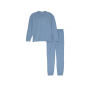 Піжама Cotton Long Pajama Set Faded Denim