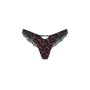 Трусики Rose Lace-Trim High-Leg Thong Panty Black Cherries