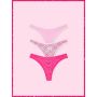 Набір трусиків 3-Pack Cotton Thong Panties Pink