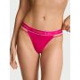 Трусики Logo Cotton Strappy Thong Panty Fuchsia Vibrant