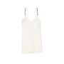 Нічна сорочка сатинова Shine Strap Satin Slip White/Ivory