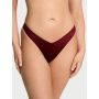 Трусики Strappy-Back High-Leg Thong Panty Sangria Red